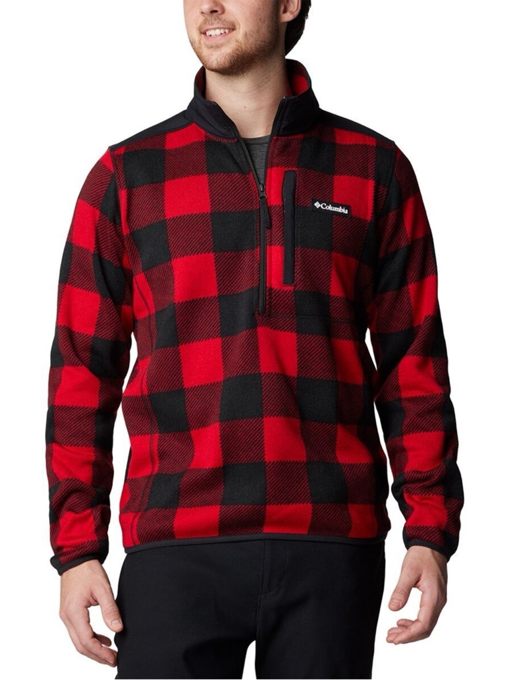 Columbia Sweater Weather II Printed 1/2-Zip Fleece size Medium
